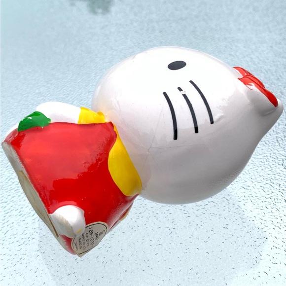 Hello Kitty 1976 Sanrio Retro Ceramic Small Coin Bank Figurine Made in Japan - Picture 8 of 8